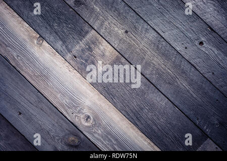 Vero legno vecchio muro sfondi texture. Foto Stock