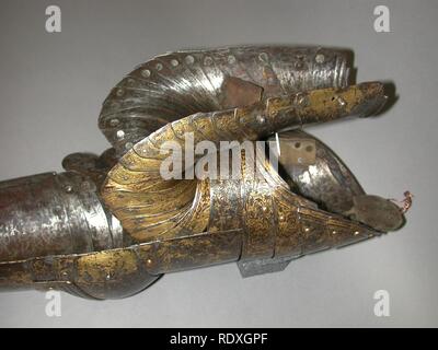 Armor trave, probabilmente del Re Enrico VIII d'Inghilterra (regnò 1509-47) Foto Stock