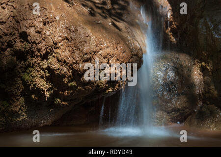 La cascata nel Canyon Fresnal, Lincoln National Forest, Nuovo Messico Foto Stock