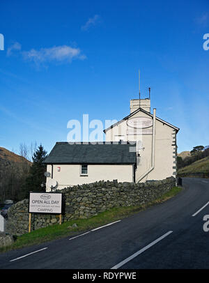 Brotherswater Inn. Parco Nazionale del Distretto dei Laghi, Cumbria, England, Regno Unito, Europa. Foto Stock