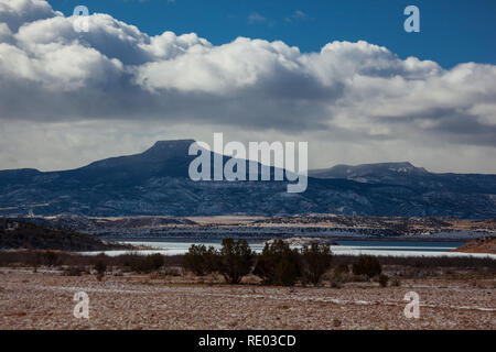 Ghost Ranch, Rio Arriba County, Nuovo Messico, STATI UNITI D'AMERICA Foto Stock