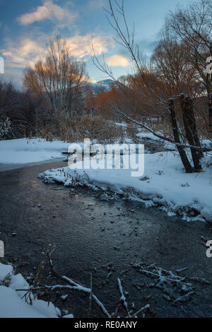 Arroyo Hondo, Taos County, Nuovo Messico, STATI UNITI D'AMERICA Foto Stock