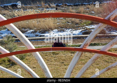 Nel parco Saheli, Shahr chay, West Azerbaijan provincia, Urmia, Iran Foto Stock