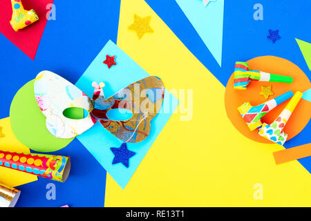 Festa di carnevale sfondo Foto Stock