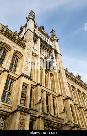 King's College di Londra, Regno Unito - 1851 la facciata della libreria Maughan, sullo Strand campus off Chancery Lane. Fino al 2003 era il record di pubblico ufficio Foto Stock