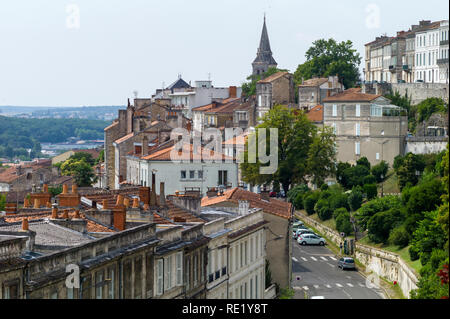 Tetti di Angoulême, Francia Foto Stock