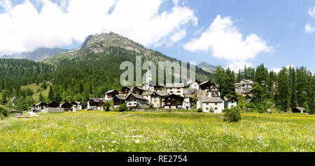 Vallemaggia, Svizzera: Immagini della tipica Valle del Ticino. Foto Stock