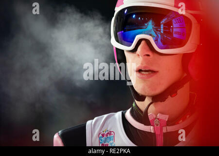 Zakopane , Polonia. 19 gennaio 2019. Il Polacco ski ponticello, Kamil Stoch, durante il Team HS-134 concorso per FIS Ski Jumping World Cup il 19 gennaio 2019, a Zakopane (Polonia). Credito: Diogo Baptista/Alamy Live News Foto Stock