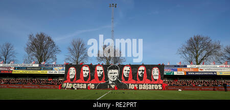 SPAKENBURG, 19-01-2019 ,De Westmaat Tweede Divisie, IJsselmeervogels - Spakenburg ,Stagione 2018 / 2019, atmosfera nello stadio durante la partita IJsselmeervogels - Spakenburg Credito: Pro scatti/Alamy Live News Credito: Pro scatti/Alamy Live News Credito: Pro scatti/Alamy Live News Credito: Pro scatti/Alamy Live News Credito: Pro scatti/Alamy Live News Credito: Pro scatti/Alamy Live News Foto Stock
