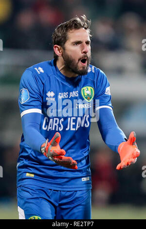 L'AIA - ADO - VVV , Calcetto , Stagione 2018/2019 , Eredivisie , Cars jeans Stadium , 19-01-2019 , ADO Player Robert Zwinkels Foto Stock