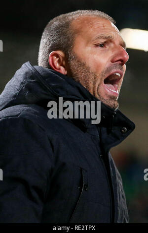 L'AIA - ADO - VVV , Calcetto , Stagione 2018/2019 , Eredivisie , Cars jeans Stadium , 19-01-2019 , VVV venlo trainer coach Maurice Steijn Foto Stock