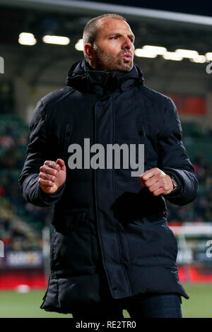 L'AIA - ADO - VVV , Calcetto , Stagione 2018/2019 , Eredivisie , Cars jeans Stadium , 19-01-2019 , VVV venlo trainer coach Maurice Steijn Foto Stock