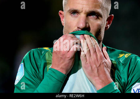 L'AIA - ADO - VVV , Calcetto , Stagione 2018/2019 , Eredivisie , Cars jeans Stadium , 19-01-2019 , risultato 2-4 , ADO Player Aaron Meijers Foto Stock