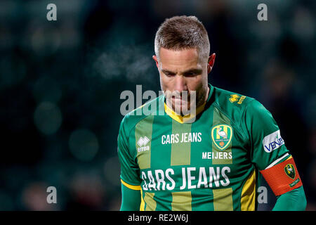 L'AIA - ADO - VVV , Calcetto , Stagione 2018/2019 , Eredivisie , Cars jeans Stadium , 19-01-2019 , risultato 2-4 , ADO Player Aaron Meijers Foto Stock
