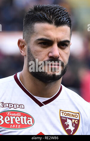 Roma, Italia. Xix gen, 2019. Di calcio della Serie A ROMA vs Torino, Roma, Italia - 19 Gen 2019 Credit: Indipendente Agenzia fotografica/Alamy Live News Foto Stock