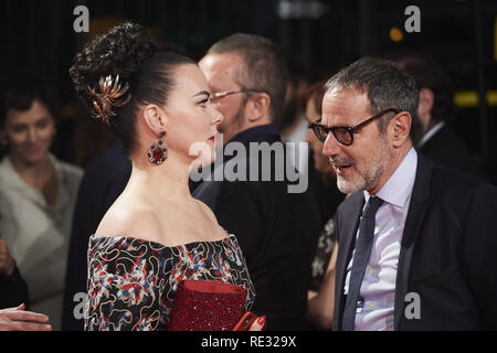 Spagna. Xix gen, 2019. Debi Mazar assiste il 2019 Feroz Awards a Bilbao Arena il 19 gennaio 2019 in Spagna Credit: Jack Abuin/ZUMA filo/Alamy Live News Foto Stock