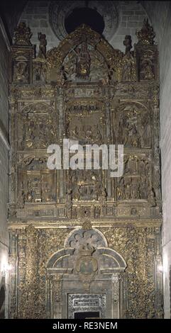 RETABLO DEL TESTERO SUR DEL CRUCERO. Autore: CORNELIO DE HOLANDA / CORNELIS DE HOLANDA. Posizione: Catedral. LUGO. Spagna. Foto Stock