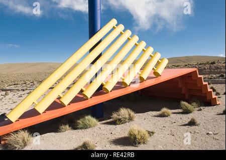 Scultura Moderna, Lauca national park, Arica e regione di Parinacota, Cile, Sud America Foto Stock