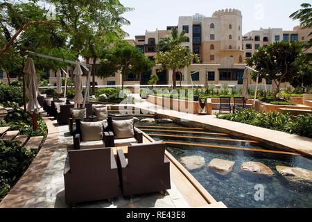 Hotel di lusso l'indirizzo, parte del centro cittadino di Dubai, Emirati Arabi Uniti, Medio Oriente Foto Stock