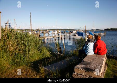 Selliner vedere il lago in Sellin, Ruegen isola, Meclemburgo-Pomerania Occidentale Foto Stock