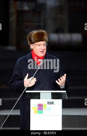 Oliver Scheytt, direttore della Ruhr2010 progetto, prova generale di kick-off evento per la capitale della cultura dell'anno 2010, Foto Stock