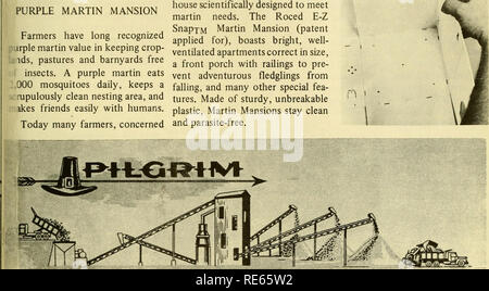 . Cranberries; : la nazionale rivista di mirtillo palustre. Mirtilli rossi. 1 â .â aaiiiig Â" viola MARTIN MANSION gli agricoltori hanno riconosciuto da tempo viola martin valore nel mantenere il raccolto- ids, pascoli e barnyards libera gli insetti. Un viola martin mangia 000 zanzare giornaliero, mantiene un aipulously pulire l'area di nidificazione e amici ikes facilmente con gli esseri umani. Oggi molti agricoltori, preoccupati di veleni insetticida, sono girate a- ing in numero crescente di martinsâ e njodern, no-manutenzione martin case" â per il controllo degli insetti. E attraverso la U. S., motel, country club, parchi pubblici e altri "fuori porta- aziende& Foto Stock