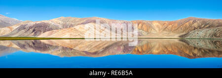 Bulunkul lungo la strada del Pamir, presi in Tagikistan nel mese di agosto 2018 tenuto in hdr Foto Stock