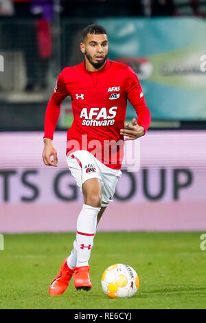 ALKMAAR, AZ - FC Utrecht, 19-01-2019, calcio Eredivisie olandese Stagione 2018 - 2019, AFAS Stadium, AZ player Adam Maher Foto Stock