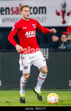 ALKMAAR, AZ - FC Utrecht, 19-01-2019, calcio Eredivisie olandese Stagione 2018 - 2019, AFAS Stadium, AZ player Teun Koopmeiners Foto Stock