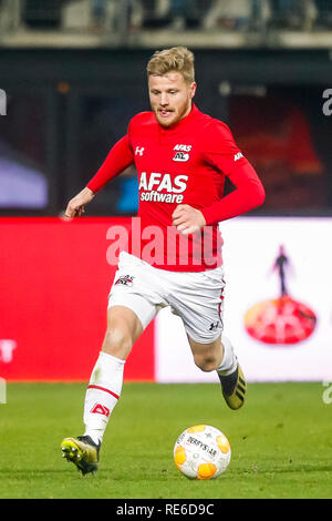 ALKMAAR, AZ - FC Utrecht, 19-01-2019, calcio Eredivisie olandese Stagione 2018 - 2019, AFAS Stadium, AZ player Fredrik Mitsjo Foto Stock