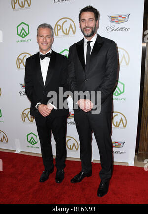 Beverly Hills, Stati Uniti d'America. Xix gen, 2019. 19 Gennaio 2019 - Beverly Hills California - Brad Fuller, Andrew Form. 2019 produttori annuale Guild Awards tenutosi presso il Beverly Hilton Hotel. Photo credit: Birdie Thompson/AdMedia Credito: Birdie Thompson/AdMedia/ZUMA filo/Alamy Live News Foto Stock