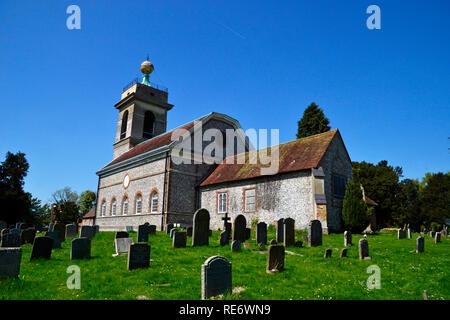 San Lorenzo è la Chiesa, a Wycombe Ovest, Buckinghamshire, UK. Chilterns. Paesaggio. Foto Stock