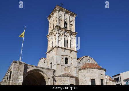 Il campanile della chiesa di San Lazzaro. Larnaca, Cipro Foto Stock