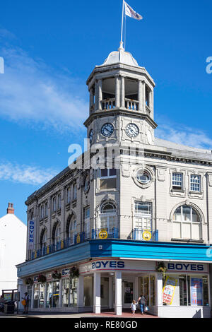 Boyes Department Store, Queen Street, Scarborough, North Yorkshire, Inghilterra, Regno Unito Foto Stock