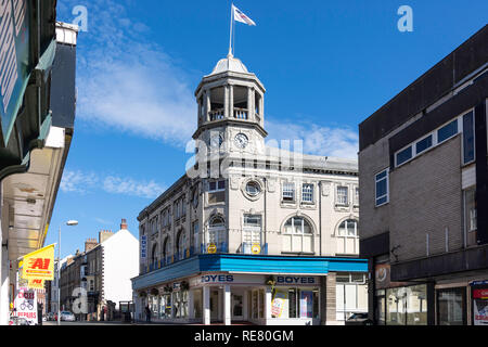 Boyes Department Store, Queen Street, Scarborough, North Yorkshire, Inghilterra, Regno Unito Foto Stock