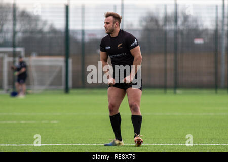 La University of Gloucestershire ospitano tutti gli ori in una partita amichevole a Oxstalls Sports Park. Lewis Mitchell/tutti gli ori RL. Foto Stock