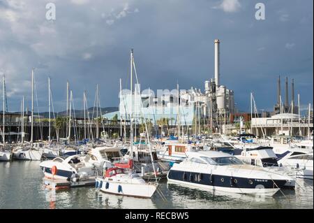 Diagonal Mar Marina, Barcelona, Catalogna, Spagna, Europa Foto Stock