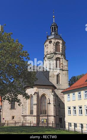 Schloss Bertholdsburg castello a Schleusingen, Hildburghausen distretto, Turingia, Germania Foto Stock