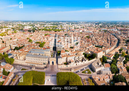 Antenna di Montpellier vista panoramica. Montpellier è la capitale del dipartimento di Herault nel sud della Francia. Foto Stock