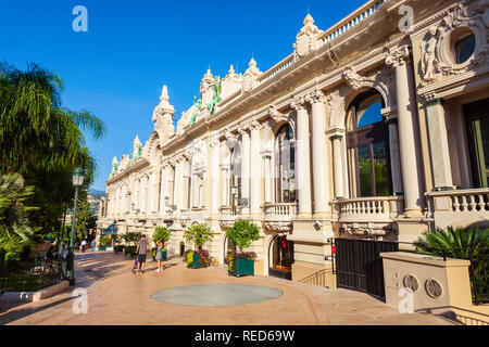 Stile classico edificio al posto piazza del Casinò di Monte Carlo nel Principato di Monaco Foto Stock