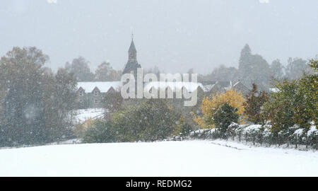 La Home Farm a Guisachan in Glen Affric Scozia Scotland Foto Stock