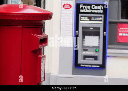 Ufficio postale moderno vecchio Foto Stock