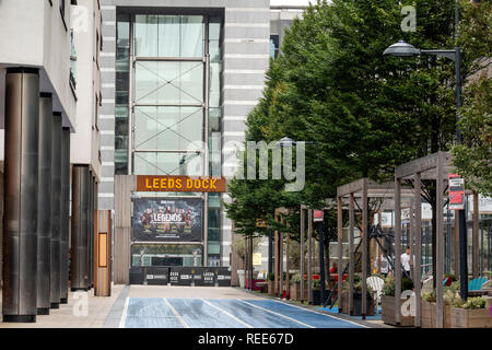 Dock di Leeds Leeds West Yorkshire Inghilterra Foto Stock