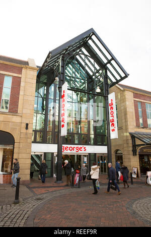 St George's Shopping Centre in Preston Inghilterra LANCASHIRE REGNO UNITO GB Foto Stock