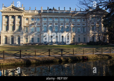 La Villa Reale di Milano (Villa Belgiojoso-Bonaparte, nota anche come Villa Reale) - 1790/1796 - oggi è la casa della Galleria d'Arte Moderna Foto Stock