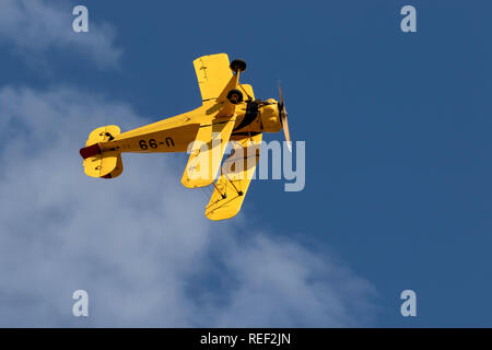 Bucker Bu133C Jungmeister U-99 RV G-AXMT Foto Stock