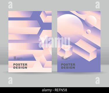 L'abstract sfondo colorato. Essa può essere utilizzata per poster, cartoline, volantini, brochure, riviste e qualsiasi tipo di copertura Illustrazione Vettoriale