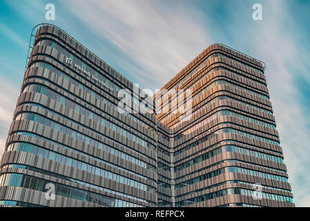 MALMO, Svezia - 05 gennaio 2019: Svezia della nuovissima università nel centro della città di Malmo Foto Stock