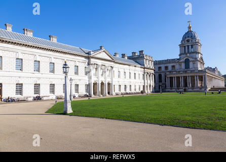 Greenwich Navel College di Londra Foto Stock