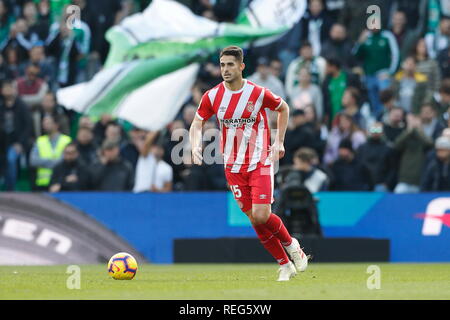 Sevilla, Spagna. Xx gen, 2019. Juanpe (Girona) Calcio/Calcetto : spagnolo "La Liga Santander' match tra Real Betis 3-3 Girona FC al Estadio Benito Villamarin in Sevilla, Spagna . Credito: Mutsu Kawamori/AFLO/Alamy Live News Foto Stock